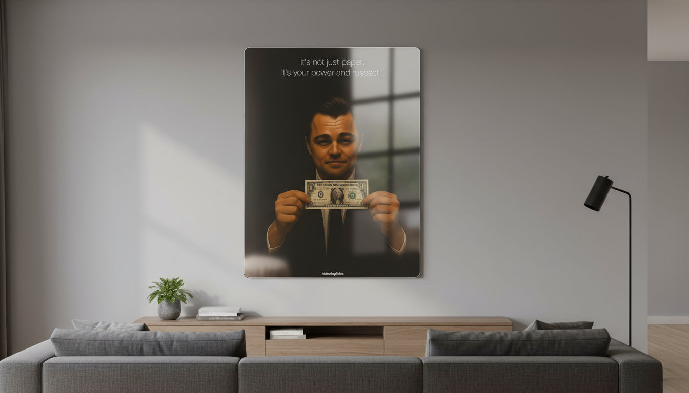 Power and Respect - Metal Print