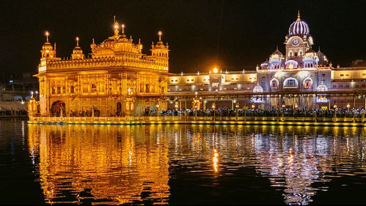 Golden Temple night view print