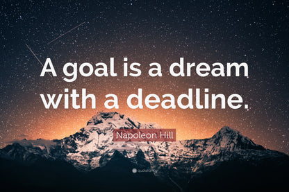 Dream with a Deadline - Metal Print