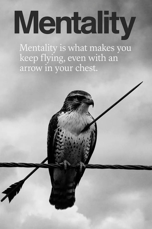 Mentality Hawk Metal Print