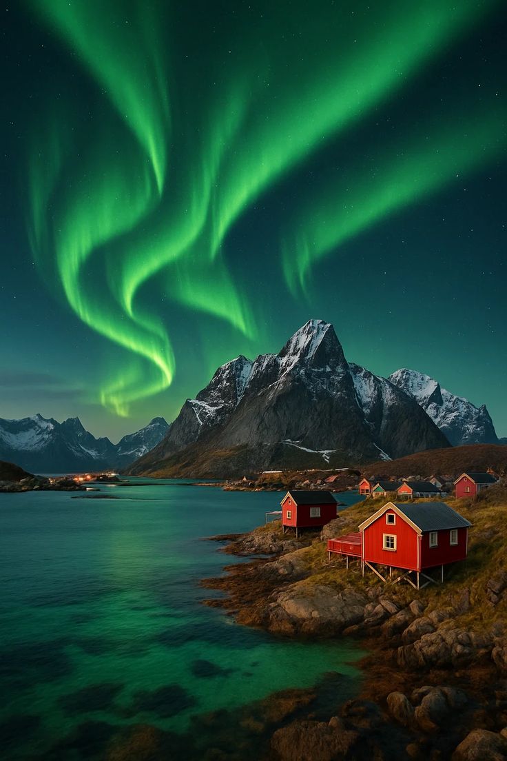 Dancing Northern Lights Wall Art