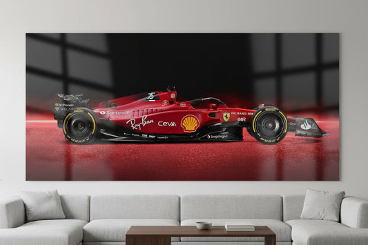 Ferrari F1 Side View Panoramic Print