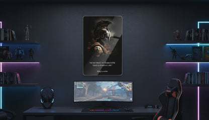 Spartan Law - Metal Print