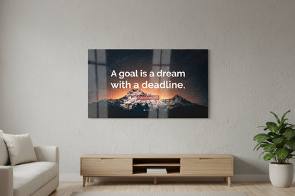 Dream with a Deadline - Metal Print