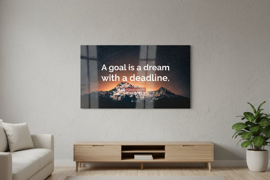 Dream with a Deadline - Metal Print