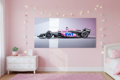 Alpine BWT F1 Side View Panoramic Print