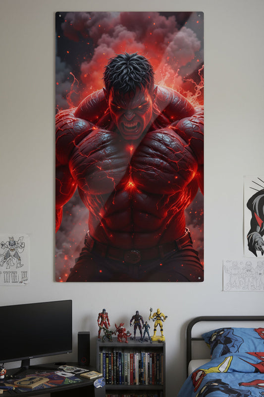 Burning Power - Anime Metal Art