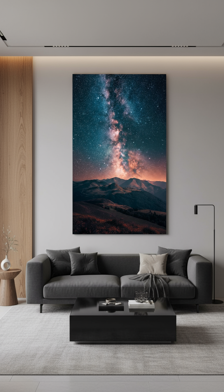 Milky Way Galaxy Art Display